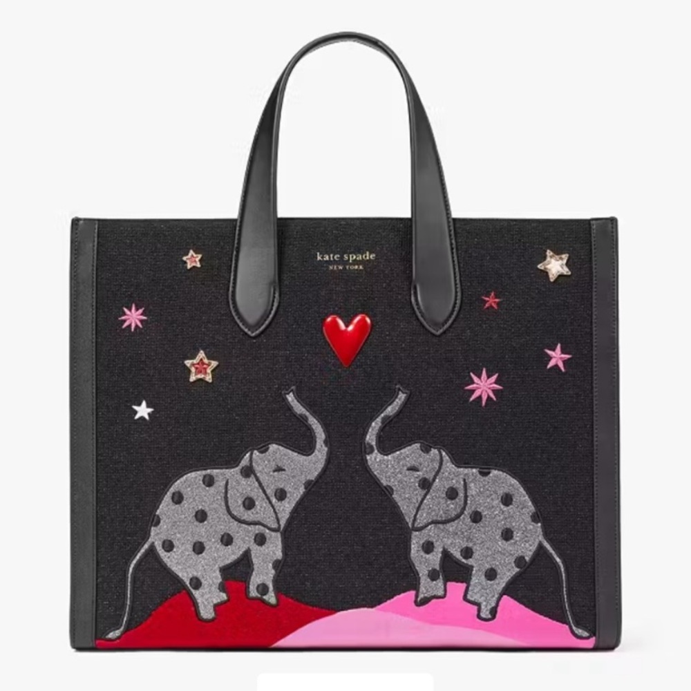 Kate Spade Ellie Elephant manhattan large tote